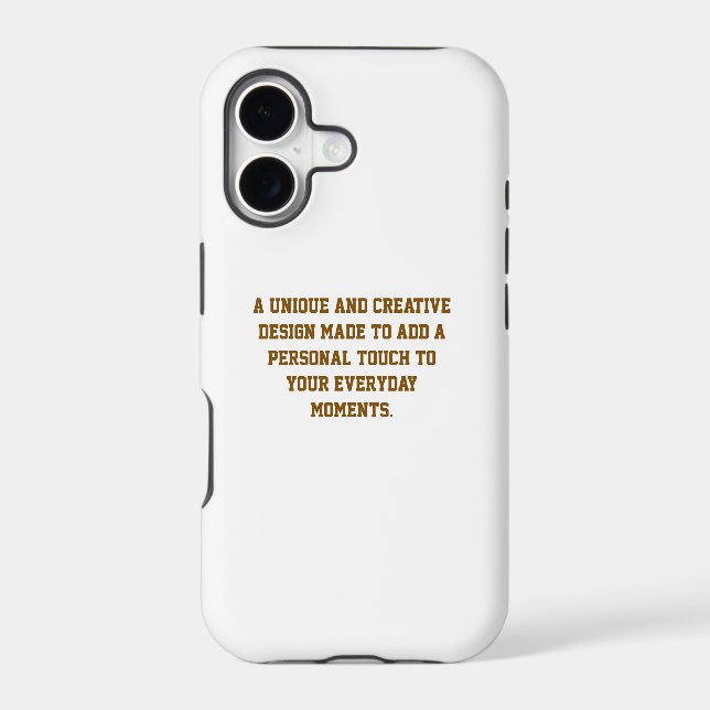 Create Your Own Tough iPhone 17 Case (Back)