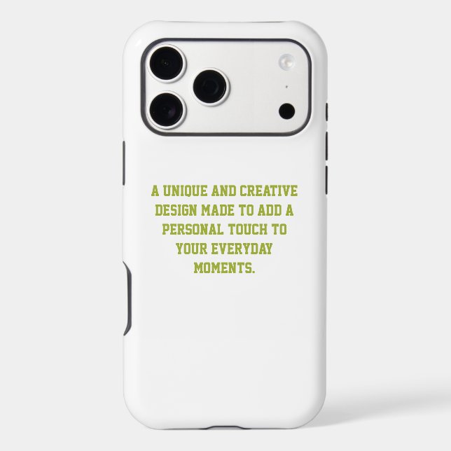 Create Your Own Tough iPhone 17 Pro Max Case (Back)