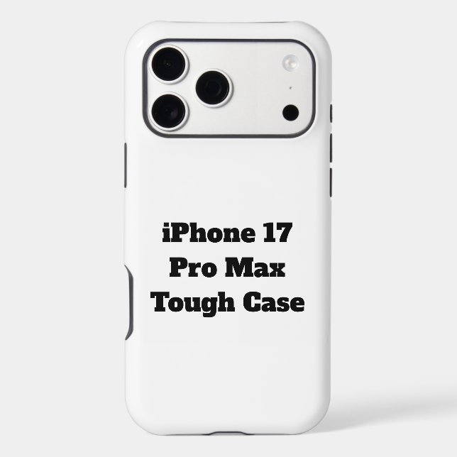Create Your Own Tough iPhone 17 Pro Max Case (Back)