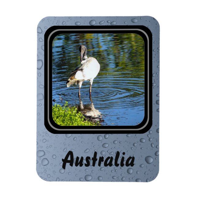 Create your own travel photo magnet (Vertical)