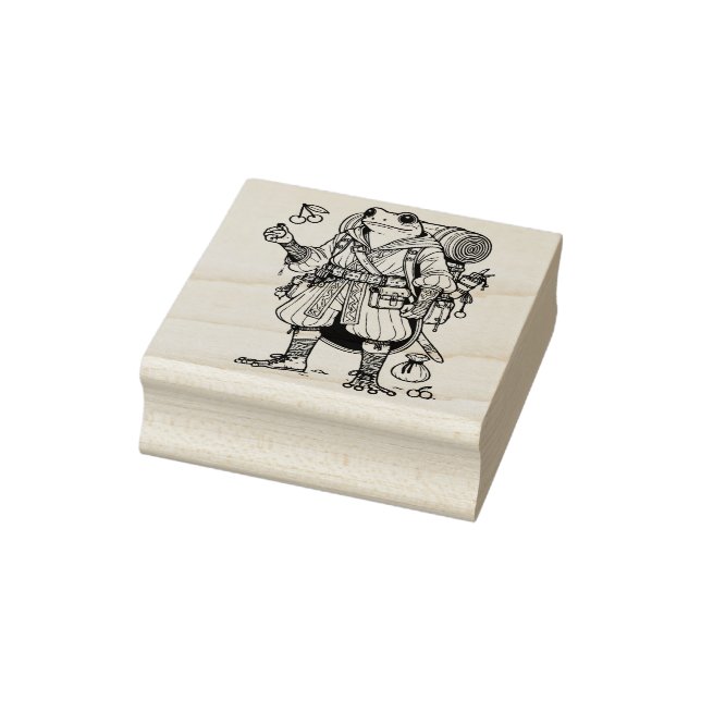 Create Your Own Travelling Frog Shaman Rubber Stamp (Stamp)