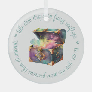 Create Your Own Treasured Moments Magic Box Glass Ornament