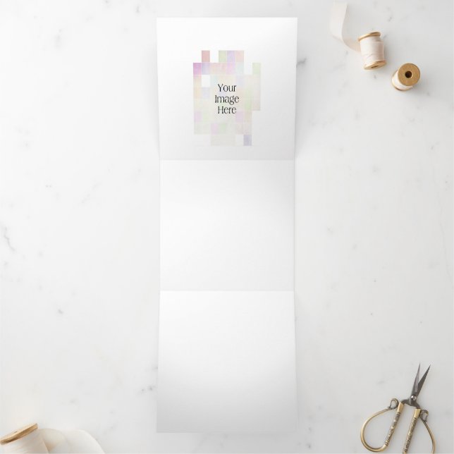 Create Your Own Tri-Fold Invitation (Inside)