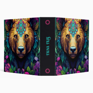 Create Your Own Tribal Grizzly Bear Binder