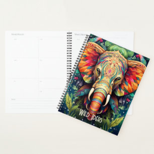 Create Your Own Tribal Jungle Elephant Planner