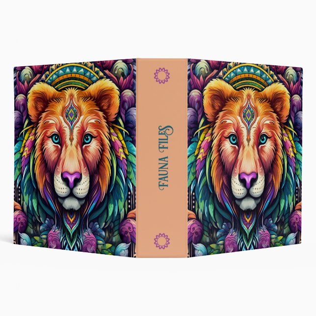 Create Your Own Tribal Lioness Binder (Background)