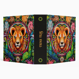 Create Your Own Tribal Mountain Lion Totem Animal Binder