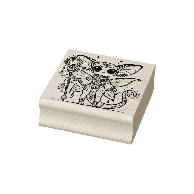 Create Your Own Tribal Mouse Fairy Queen Rubber Stamp (Stamp)