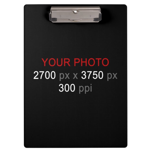 Create Your Own Two Photos Custom Clipboard (Front)