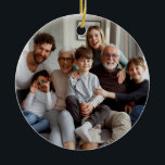 Create Your Own Two-sided Photos  Ceramic Ornament<br><div class="desc">Create Your Own Two-sided Photos Acrylic Ornament. Add two family photos on the front and back to make a fun Christmas tree ornament.</div>