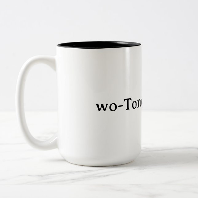 Create Your Own Two-Tone Coffee Mug (Left)