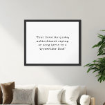 Create Your Own Typewriter Quote Poster<br><div class="desc">Create your own custom quote poster in a typewriter font.</div>