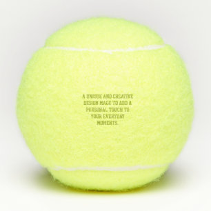 Create Your Own Unbranded Tennis Ball