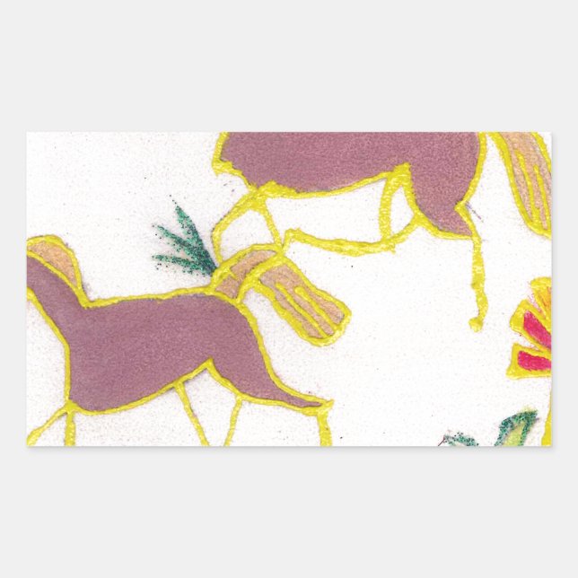 Create Your Own Unicorn Flora Power Cute Aesthetic Sticker (Front)