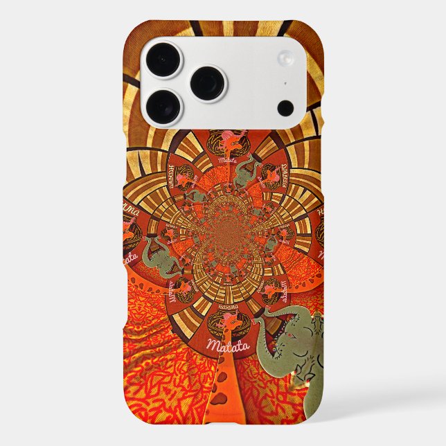 Create Your Own Unique African Giraffe Art Design (Back)