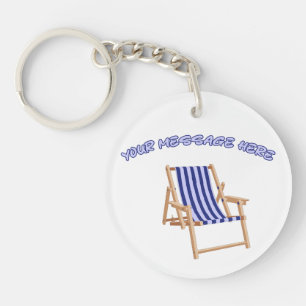 Create your own unique style with our Lawn Chair Keychain