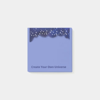 Create Your Own Universe Aesthetic Celestial Blue  Post-it Notes