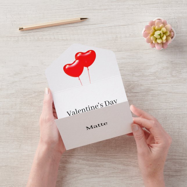 Create Your Own Valentine's Day Date For Two All In One Invitation (Video)