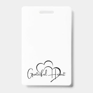 Create Your Own Vertical Plastic Badge