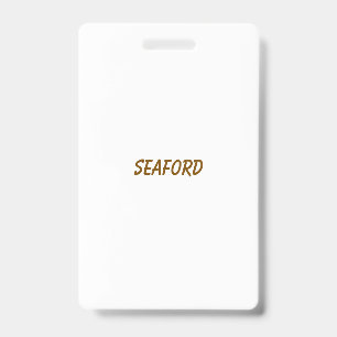 Create Your Own Vertical Plastic Badge