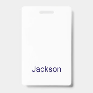 Create Your Own Vertical Plastic Badge Badge