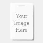 Create Your Own Vertical PVC Plastic Badge