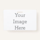 Create Your Own Vertical PVC Plastic Badge