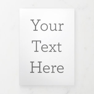Create Your Own Vertical Trifold Letter Card