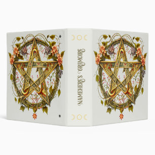 Create Your Own Victorian Floral Pentacle Binder