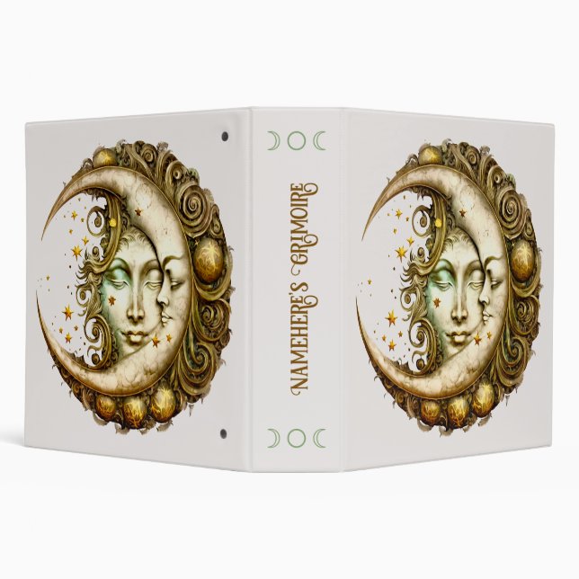 Create Your Own Victorian Steampunk Moon Goddess Binder (Background)
