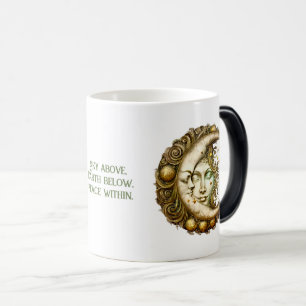 Create Your Own Victorian Steampunk Moon Goddess Magic Mug