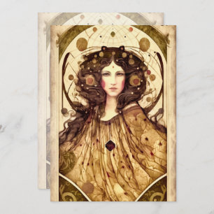 Create Your Own Victorian Witch Invitation