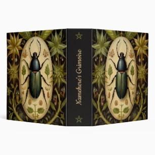 Create Your Own Vintage Jewel Beetle Floral Binder