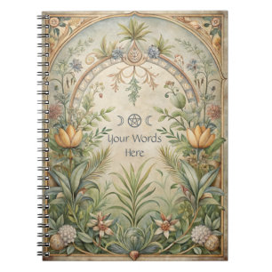 Create Your Own Vintage Ornamental Arch Flowers Notebook