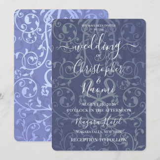 Create Your Own Vintage Pattern Wedding Invitation