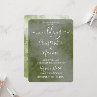 Create Your Own Vintage Texture Wedding Invitation