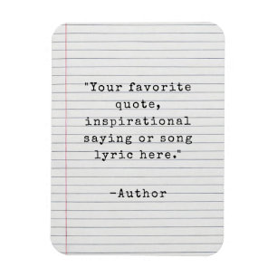 Create Your Own Vintage Typewriter Quote Magnet