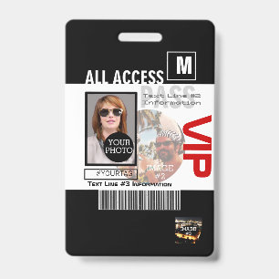 Create Your Own VIP Pass 8 ways to Personalize it Badge