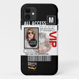 Create Your Own VIP Pass 8 ways to Personalize it! iPhone 11 Case