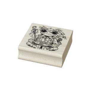 Create Your Own Wandering Frog Nomad Rubber Stamp