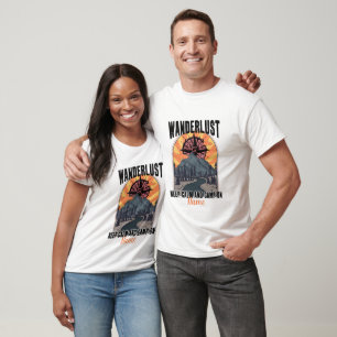 Create Your Own Wanderlust Keep Calm & Camp On T-Shirt