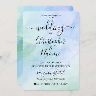 Create Your Own Watercolor Background Invitation
