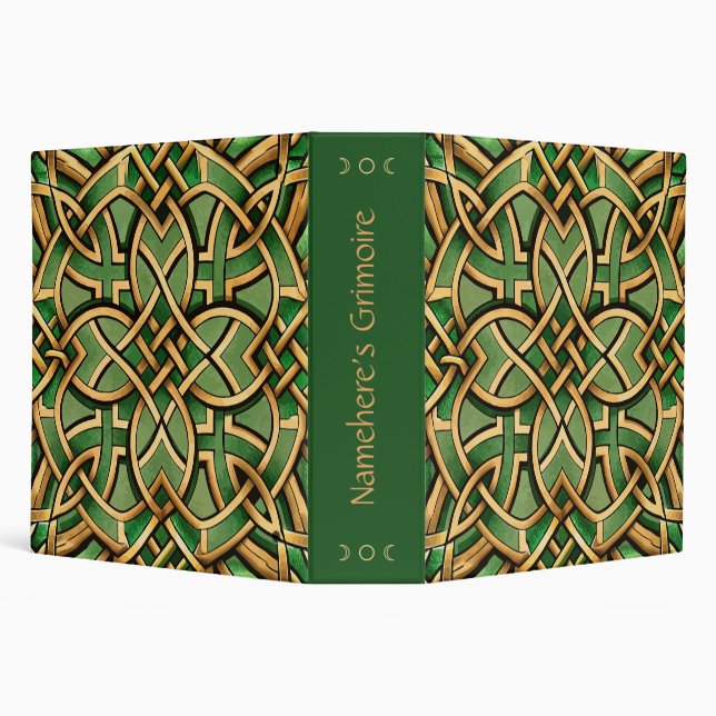 Create Your Own Watercolor Weave Celtic Knotwork Binder (Background)