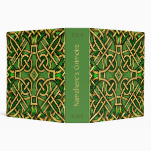 Create Your Own Watercolor Woven Knotwork Binder
