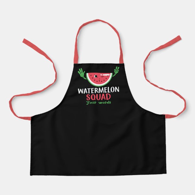 Create Your Own Watermelon Squad Apron (Front)