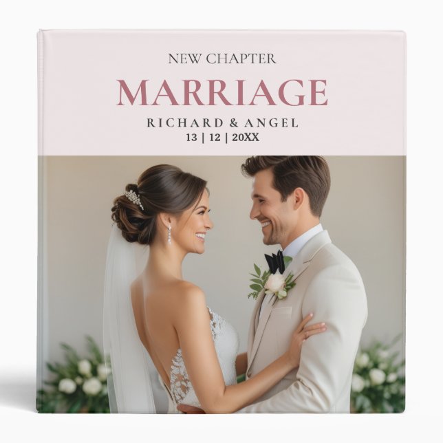Create your own Wedding Album Binder (Front)