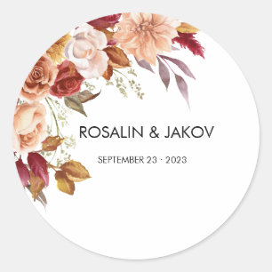 Create Your Own wedding  Classic Round Sticker