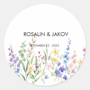 Create Your Own wedding  Classic Round Sticker