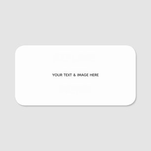 Create Your Own wedding custom Flat Note Card Name Tag