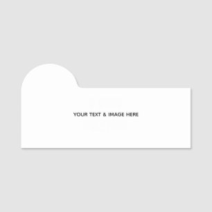 Create Your Own wedding custom Flat Note Card Name Tag